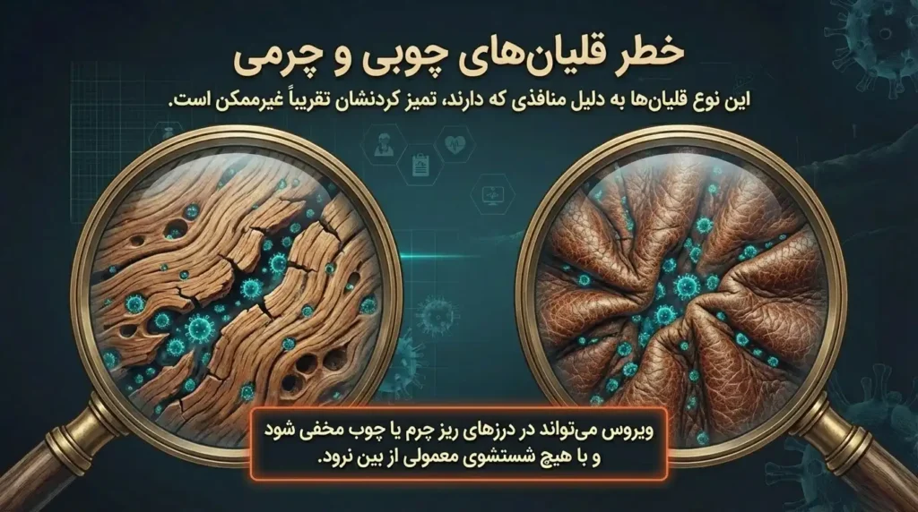 خطر قلیان چوبی و چرمی در انتقال اچ پی وی