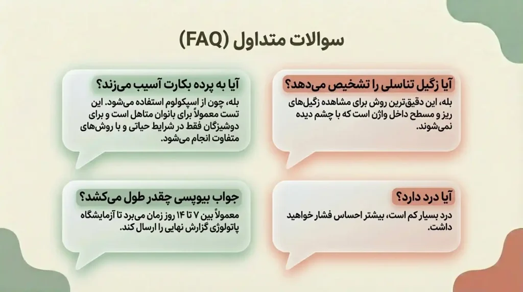 سوالات متداول و پاسخ آنها درباره کلپوسکوپی