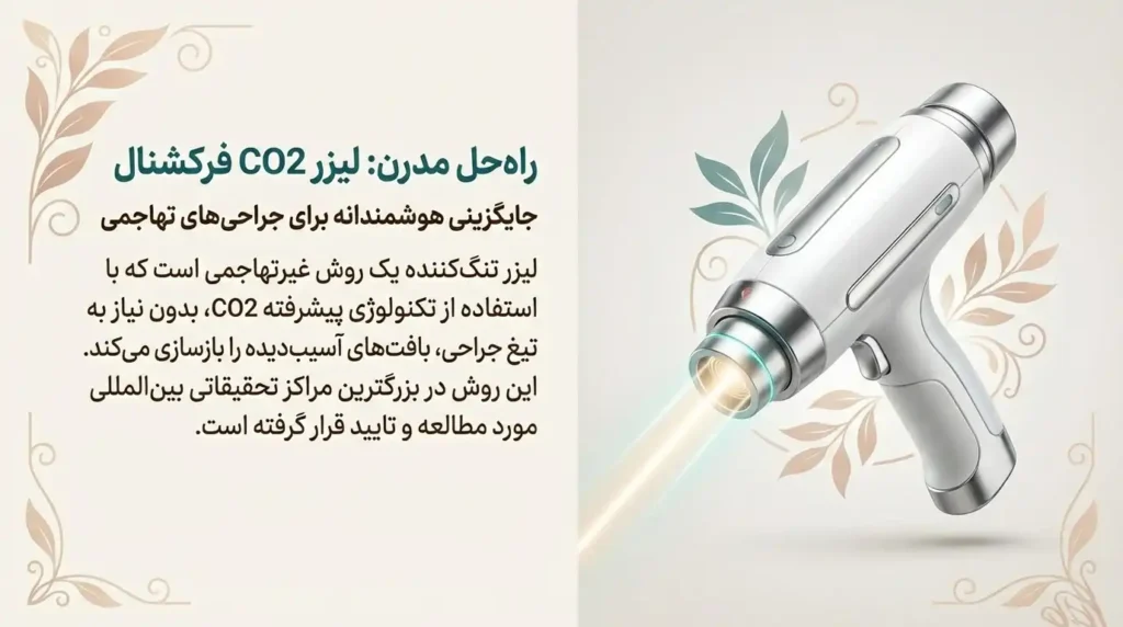 لیزر تنگ کننده واژن راه حل مدرن درمان مشکلات ناحیه واژینال